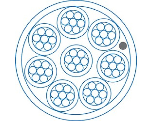 LIBERTY CABLE  L2208-1006-0910               Multi-Conductor Cable, 22 AWG 8 Conductor Stranded Non-Shielded Bare Copper Riser CMR/CL3R/FPLR