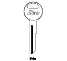 KABA ILCO CORP  S1770U NP A04               Vehicle Key Blank, Secondary, Brass, Nickel Plated, 4 Price Group, For Chrysler