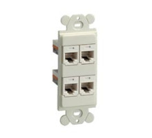 PANDUIT  CFG4BL               GFCI Frame 4-port BL EA