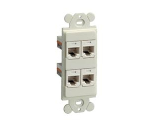 PANDUIT  CFG4BL               GFCI Frame 4-port BL EA