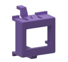 COMMSCOPE UNIPRISE SOLUTIONS  760178806  UNFA-EMM-SC01/LC02-PR-PACK-25              SC Simplex/lc Duplex Low Profile Adapter Mounting Module/collar Assembly, Purple