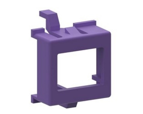 COMMSCOPE UNIPRISE SOLUTIONS  760178806  UNFA-EMM-SC01/LC02-PR-PACK-25              SC Simplex/lc Duplex Low Profile Adapter Mounting Module/collar Assembly, Purple