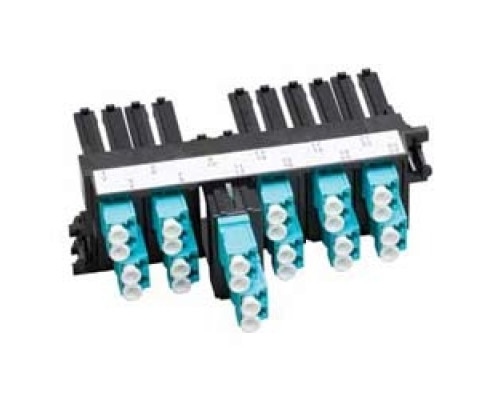 BELDEN  FFSU06LD               Modular Connectors - FXU FRAME, LC-DUPLEX, 12F, OS2