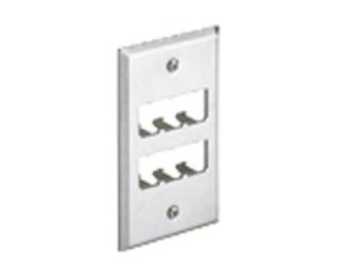 PANDUIT  CFP6SY               Faceplate 6port SingleGang S-Steel EA