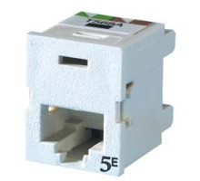 ORTRONICS  TJ5E00-88               Clarity 5E TracJack, T568A/B, 180 degree, cloud white