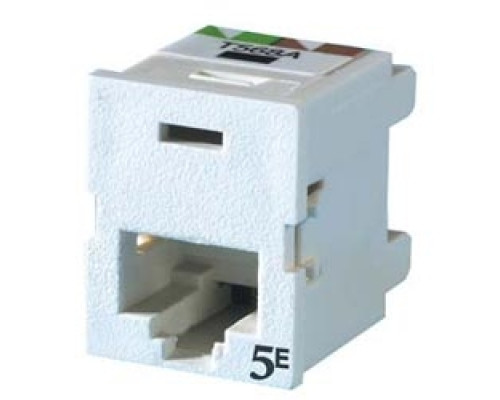 ORTRONICS  TJ5E00-88               Clarity 5E TracJack, T568A/B, 180 degree, cloud white