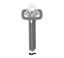 KABA ILCO CORP  1A1M1 NS A30  IAR63826243              Key Blank, Look-Alike, M Keyway, Natural Nickel Silver, 5 Price Group, For Best/Falcon