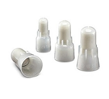 THOMAS & BETTS  RP7-HT               Nylon Insulated High Temperature Crimp-on Wire Joint, Length 1.00 Inches, Width .53 Inches, Wire Range 3#14 - 4#12, Color White, 500 Pack