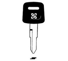 KABA ILCO CORP  HON24RP NP A13               Vehicle Key Blank, Natural Brass, 13 Price Group, For Honda Motorcycle