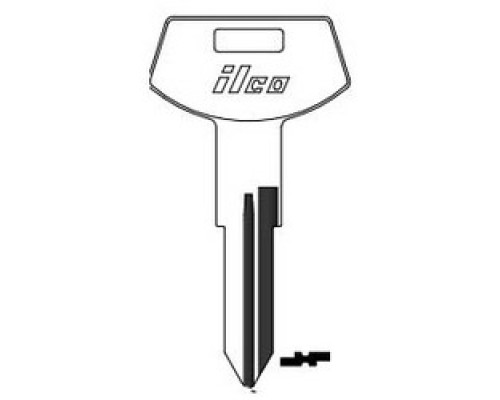 KABA ILCO CORP  B68 NP A06  AL01280002              Vehicle Key Blank, Brass, Nickel Plated, 6 Price Group, For General Motors