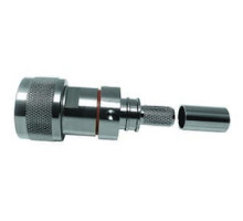 TIMES MICROWAVE EZ-240-UM-X 3190-8010       UHF-MALE PLUG CRIMP   CONNECTOR NON-SOLDER PIN NO BRAID TRIM