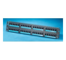 ORTRONICS  PHD66U48  OR-PHD66U48              Clarity 6 48-port Category 6 patch panel, six-port modules, 19