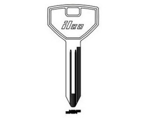 KABA ILCO CORP  1793V NP A13  AA01448022              Vehicle Key Blank, Brass, Nickel Plated, 13 Price Group, For Chrysler