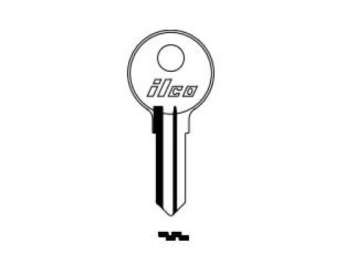 KABA ILCO CORP  1678 NP A02  AA00019722              Key Blank, Brass, Nickel Plated, 2 Price Group, For Eberhard