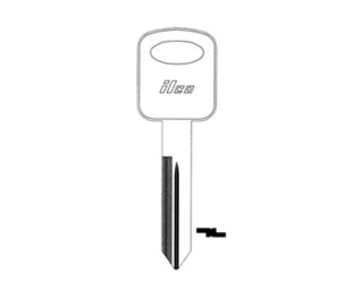 KABA ILCO CORP  H75 NP A05  IAL00000632              Vehicle Key Blank, Brass, Nickel Plated, 5 Price Group, For Ford