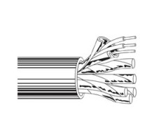 BELDEN  8767 060500               Multi-Conductor - Audio, Control and Instrumentation Cable 3-Pair FS 22 AWG PVC PVC Chrome