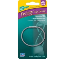 LUCKY LINE PRODUCTS INC  85101               Cable Key Ring, Twist, 4-3/4
