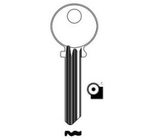 KABA ILCO CORP  A1515 NS A31  IAR00000063              Cylinder Lock Key Blank, Look-Alike, 6-Pin, Natural Nickel Silver, 6 Price Group, For Medeco