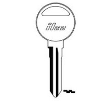 KABA ILCO CORP  MZ13 NP A03  AL3391600B              Vehicle Key Blank, Brass, Nickel Plated, 3 Price Group, For Ford, Mazda