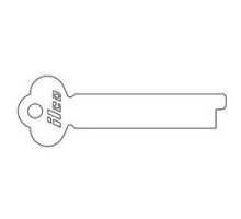 KABA ILCO CORP  1309 ST A13  AD67343016              Key Blank, Flat, 0.525