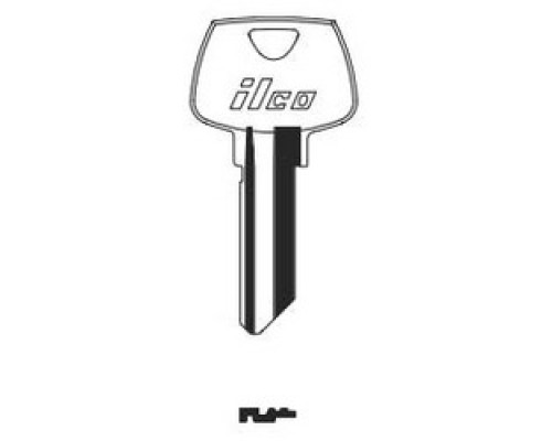 KABA ILCO CORP  S68-BR BR A34  IAE00001350              Cylinder Lock Key Blank, Natural Brass, 34 Price Group, For Sargent