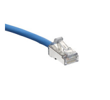 LEVITON  H6A10-12L               PATCH CORD MOD 28-4PR STRD FTPCAT6A T568A/B HIGH-FLEX 12FT BLUE