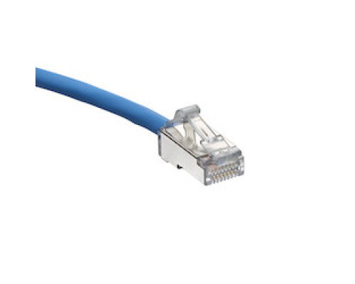 LEVITON  H6A10-7L               PATCH CORD MOD 28-4PR STRD FTPCAT6A T568A/B HIGH-FLEX 7FT  BLUE