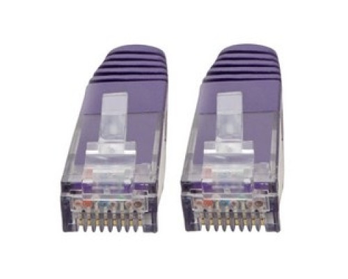 TRIPP LITE N200-025-PU        Premium Cat5/5e/6 Gigabit Molded Patch Cable, 24 AWG, 550 MHz/1 Gbps RJ45 M/M , Purple, 25 ft.