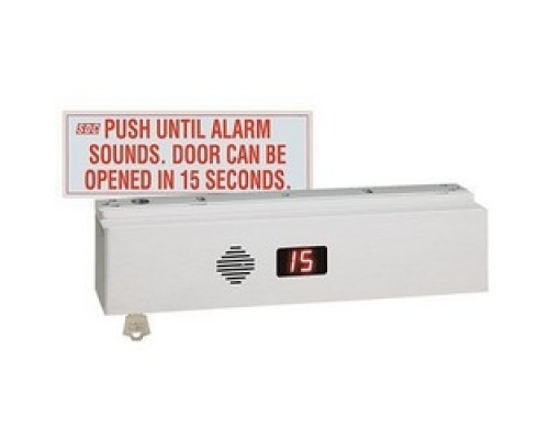 SECURITY DOOR CONTROLS  1511SNAKVD               Electromagnetic Lock, Delayed Egress, Single, 12/24 VDC, 1650 Lb Load, Anodized Aluminum, 11