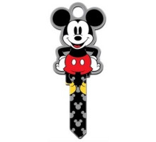 HOWARD KEYS  KW-D103               Decorative Key Blank, Kwikset, Disney Mickey Mouse Shape