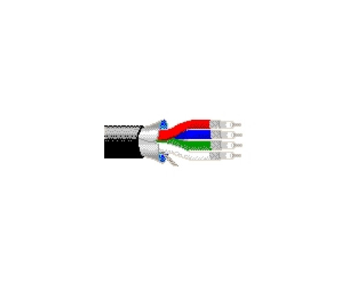BELDEN BAV  1521A 0101000               Coax - Bundled RGB Coaxial Cables Miniature Type 4 30 AWG FHDPE BRD PVC FS PVC Black