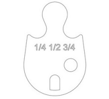 SCHLAGE ALLEGION BRAND  L583-475        Door Lock Cylinder Cam, For 1-1/4