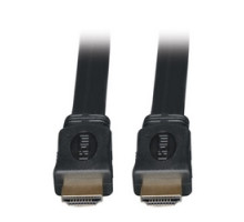 TRIPP LITE P568-010-FL        High Speed HDMI Flat Cable, Ultra HD 4K x 2K, Digital Video with Audio M/M , Black, 10-ft.