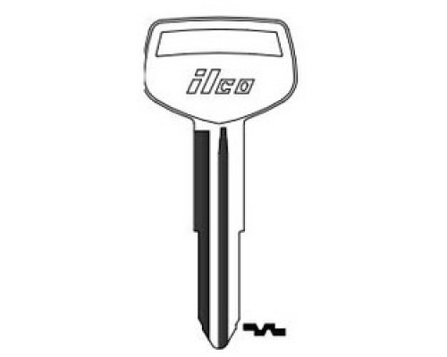 KABA ILCO CORP  TR40-NP NP A36  IAE00002452              Vehicle Key Blank, Brass, Nickel Plated, 36 Price Group, For Toyota, Daihatsu