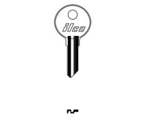 KABA ILCO CORP  1069E NP A05  AA27311032              Cylinder Lock Key Blank, Brass, Nickel Plated, 5 Price Group, For National Cabinet Lock