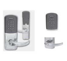 SCHLAGE ALLEGION BRAND  AD400-CY70MTK-SPA-626-S123-RH 4B 13247 10025 134        Electronic Door Lock, Cylindrical Chassis, Multi-Technology, Keypad, Right Hand, Sparta Lever, Satin Chrome, 4AA Battery Kit, With 6-Pin Cylinder, For