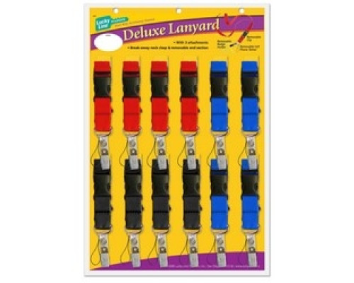 LUCKY LINE PRODUCTS INC  64112               Sports Key Lanyard, Flat, 18