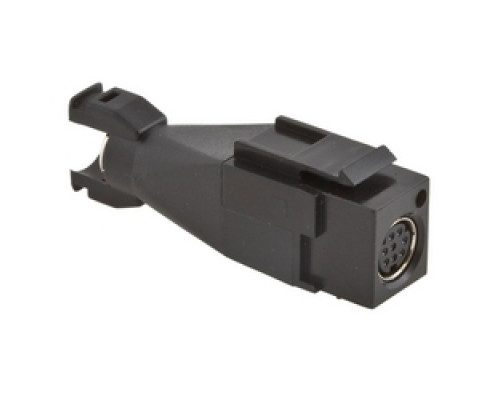 HUBBELL PREMISE WIRING  SFAVCS               Snap-Fit, Audio/Video, 8-Pin Coupler, Straight,Female to Female, Black