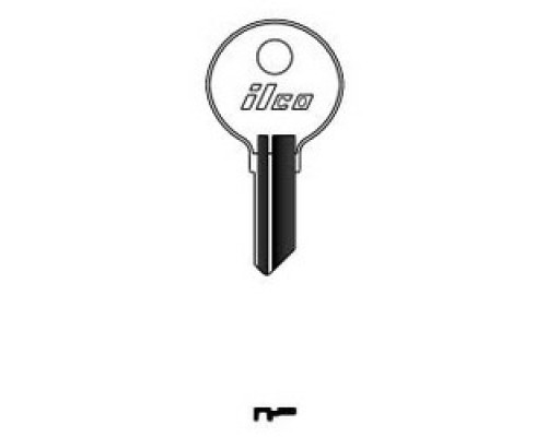 KABA ILCO CORP  1069F NP A08  AA27311042              Cylinder Lock Key Blank, Brass, Nickel Plated, 8 Price Group, For National Cabinet Lock