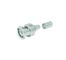 TIMES MICROWAVE EZ-240-BM-X 3190-6406       BNC MALE PLUG CRIMP   CONNECTOR NON-SOLDER PIN  NO BRAID TRIM