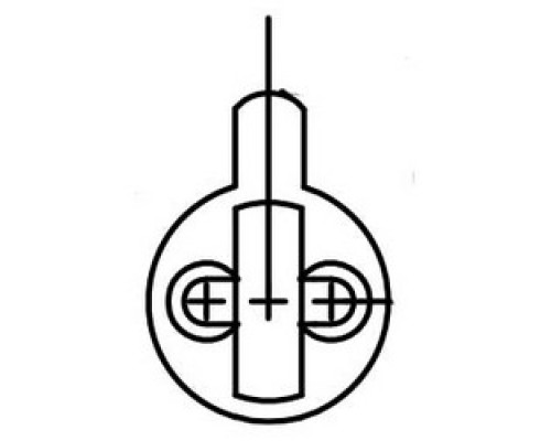 KABA ILCO CORP  863A-00-10               Door Lock Cylinder Cam, Adams Rite, For Mortise Cylinder