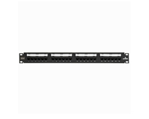 LEVITON  69586-U24               eXtreme 6+ Universal Patch Panel, 24-Port, 1RU, Category 6, Includes Cable Management Bar