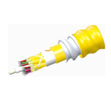 COMMSCOPE ENTERPRISE SOLUTIONS  760127886  P-024-DZ-8W-FSUYL              Fiber Cable, Plenum Distribution, Interlocking Aluminum Armored, Plenum Jacket, 24 Fiber Single-Unit, Teraspeed OS2 Single-Mode