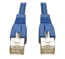 TRIPP LITE N262-001-BL        Augmented Cat6 Cat6a Shielded STP Snagless 10G Certified Patch Cable, RJ45 M/M - Blue 1-ft.