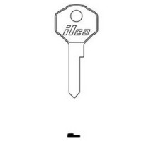 KABA ILCO CORP  1125F NP A15  AA26333012              Vehicle Key Blank, Brass, Nickel Plated, 15 Price Group, For Ford