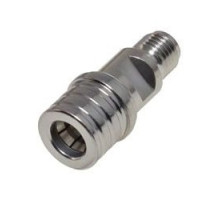 R F INDUSTRIES LTD  RQA-5405-LP               Coaxial Adapter, Low PIM, QMA Male Plug to SMA Female Jack, 6 GHz Frequency, White Bronze Body/Contact Plating, PTFE Dielectric