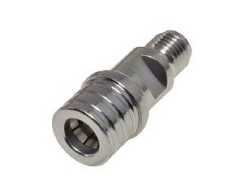 R F INDUSTRIES LTD  RQA-5405-LP               Coaxial Adapter, Low PIM, QMA Male Plug to SMA Female Jack, 6 GHz Frequency, White Bronze Body/Contact Plating, PTFE Dielectric