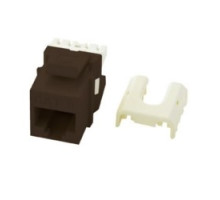 ON-Q/LEGRAND  WP3476BR               Keystone Insert, Quick-Connect, Cat 6, RJ45, 8P8C, 4-Pair, 24 to 22 AWG Wire, T568A/B Wiring, 0.665