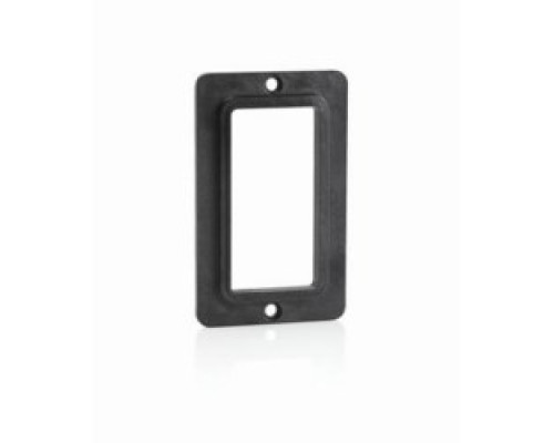 LEVITON  3060-E               Cover Plate, Standard, Single, Gang, Thermoplastic GFCI/Decora Receptacles, Black