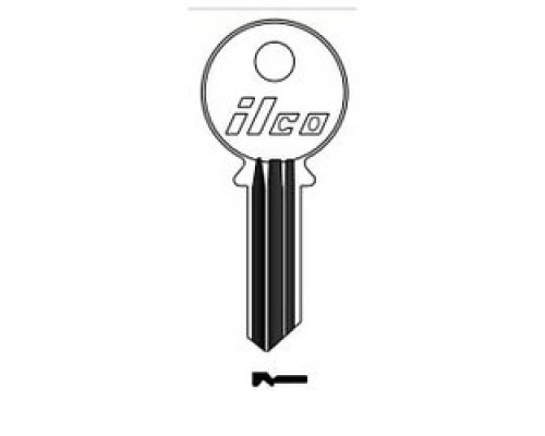 KABA ILCO CORP  GE15 NP A20  AA00007002              Cylinder Lock Key Blank, Brass, Nickel Plated, 15 Price Group, For Gege